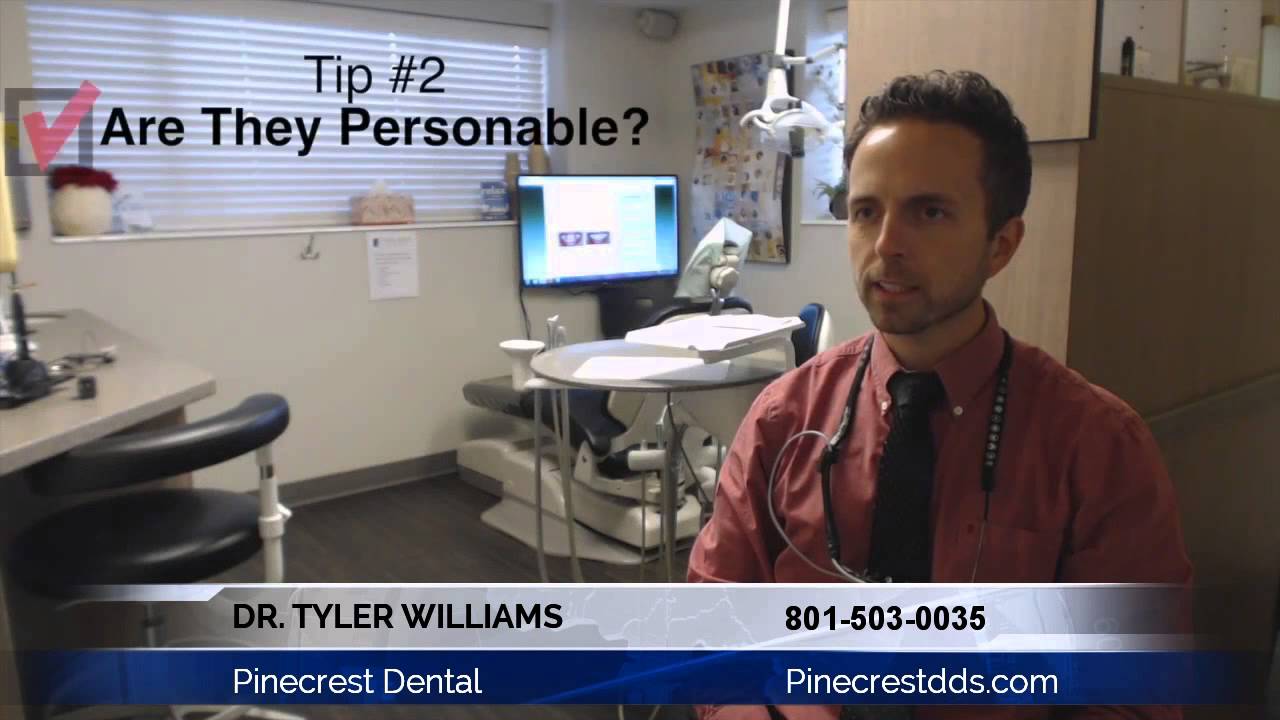Cosmetic Dentist Dr. Tyler Williams of Pinecrest Dental in Murray Utah