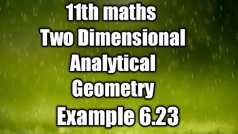 11th maths example 6.23