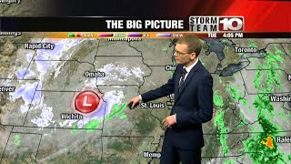 Clouds return Wednesday after a mostly clear night