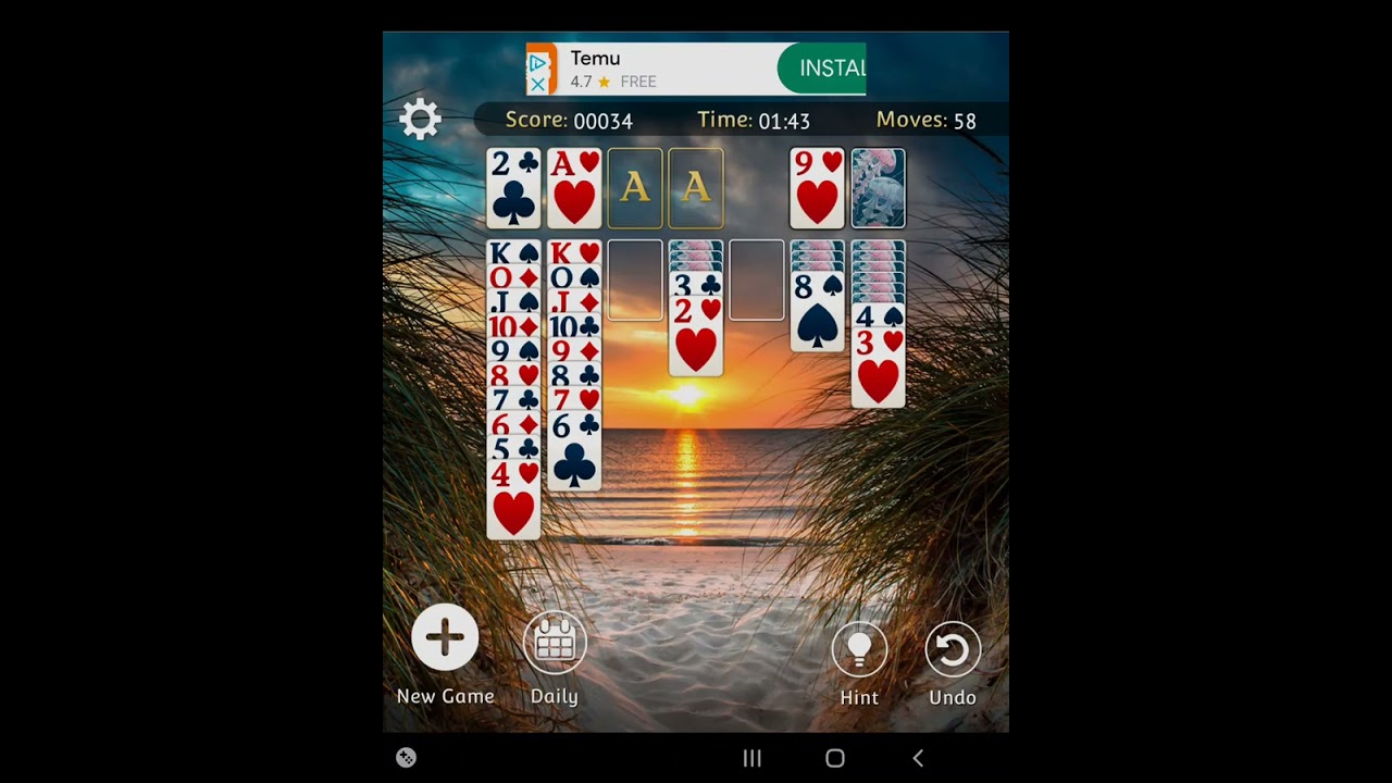 no sound just solitaire
