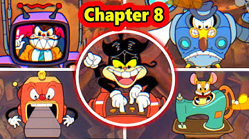 ACECRAFT - Chapter 8 // ALL Boss Fights & Endings