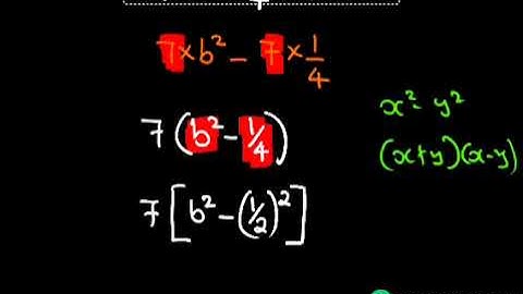 Form 3 Maths - algebraic expressions (difference of two squares)
