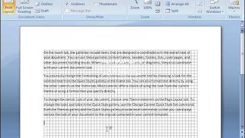 MS Word 2007 Part 31) View Menu in Dari / Farsi Omar Akbari