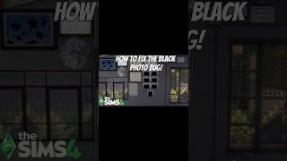 The Sims 4 How To Fix The Black Photo Bug! #sims4 #thesims4 #shorts #gamergirl #pcgaming
