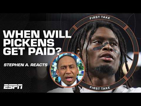 Stephen A. KNOWS Jerry Jones will complicate George Pickens’ contract talks | First Take