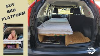 I turned my 2014 Honda CRV SUV into a camper! My old build vs. my new build. The Wanda!