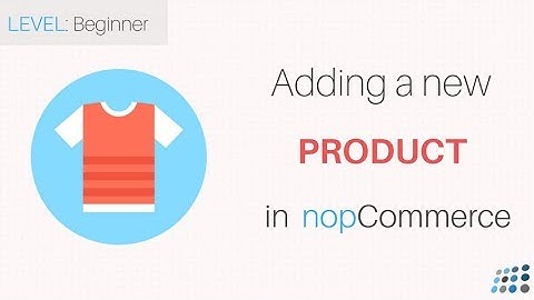nopCommerce. Adding a new product