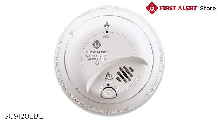 Hardwired smoke and carbon monoxide detector with 10 year battery backup