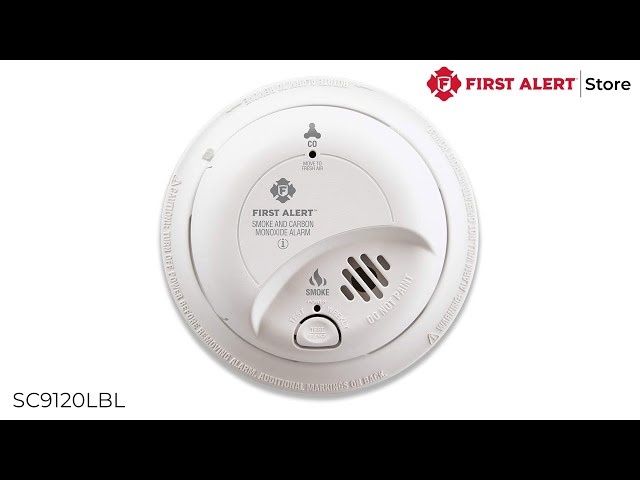 First Alert BRK Hardwired Smoke and Carbon Monoxide Alarm - SC9120LBL