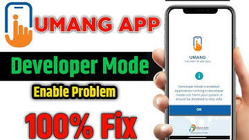 UMANG App Developer Mode Enabled Problem | How to Fix Developer Options is Enabled on This Device"