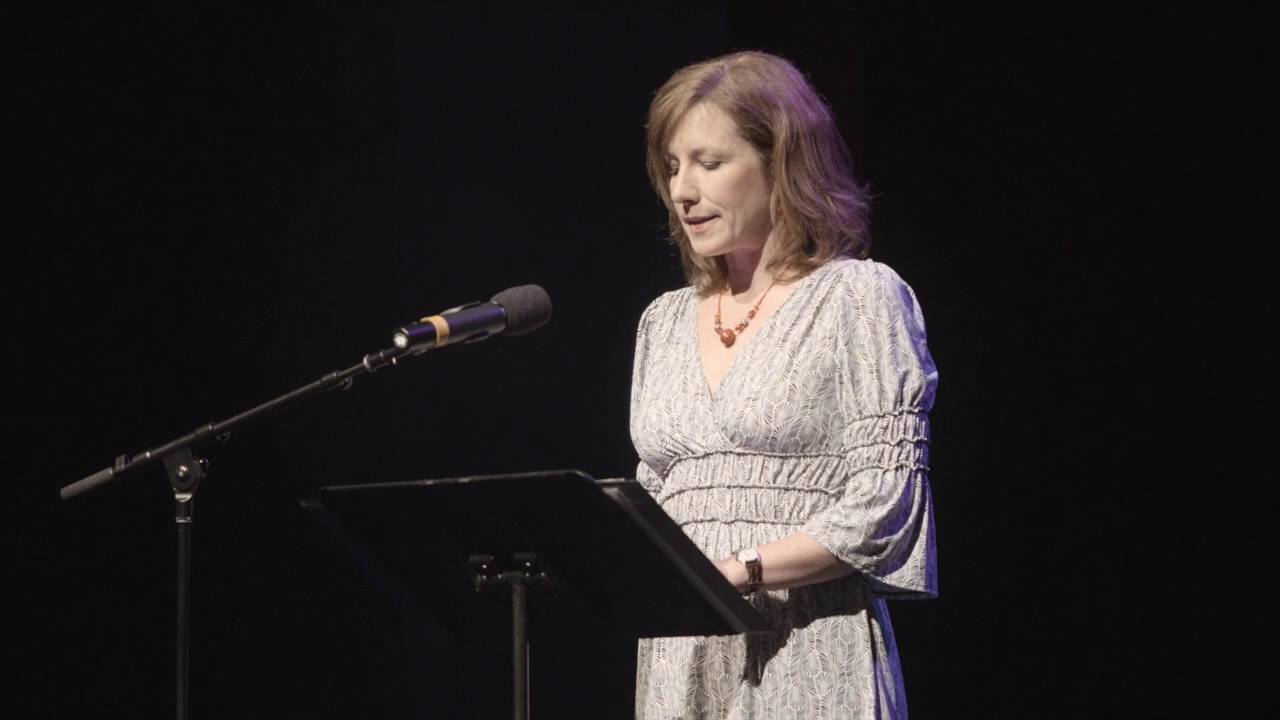 Beth O’Connell reading “Welcome to Womanhood“ mothers day 2018