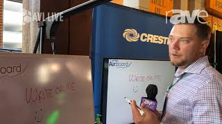 AVI LIVE: Crestron Demos AirBoard Digital Whiteboard for Education And UCC