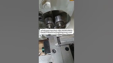 full automatic three rollers thread rolling machine #machine #thread #steel #automatic #metal