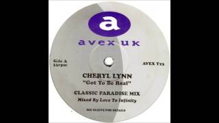 (1996) Cheryl Lynn - Got To Be Real [Love To Infinity Classic Paradise RMX]