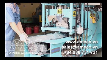 Metal Roof Ridge Cap Roll Forming Machine | Máy Cán Úp Nóc
