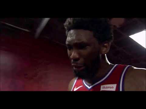 Joel Embiid emotional crying hulu has live sports commercial after Game 7 loss parody