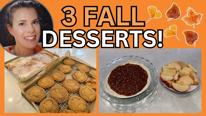 Top 3 Fall Dessert Recipes for the NON-Baker!