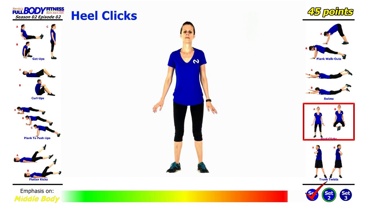 Weekly Workout - S02 - E02 - 45 points - Middle Body