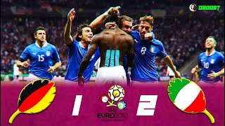 Germany 1-2 Italy - EURO 2012 - Mario Balotelli Sends Italy Into The Final - Full HD