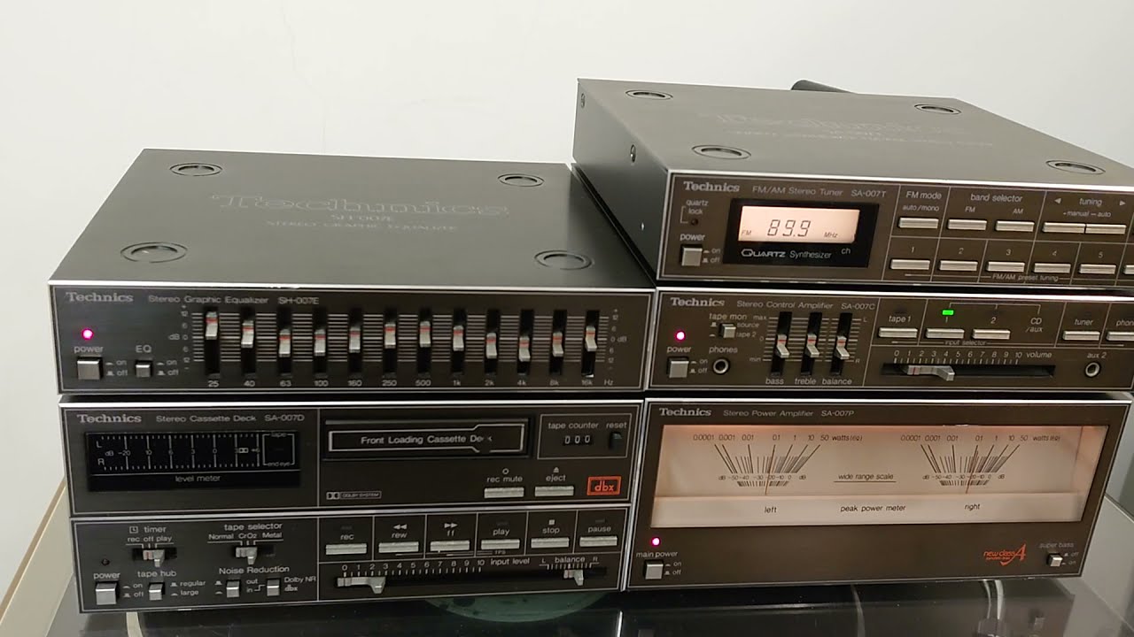 希少 Technics 1983年 ヴィンテージ SA-007 SH-007 1001 Hi-Fi Info: Technics SA-007 (1984) - Ultra Compact Hi