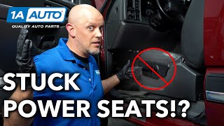Power Seat Not Moving? How to Diagnose Power Seat Motors, Switches, and Wires!