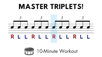 10-Minute Triplet Workout for Drummers – Improve Hand Control & Sticking