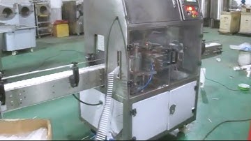 Aseptic Straw sticking applicator machine automatic milk boxes straws glue paste equipment