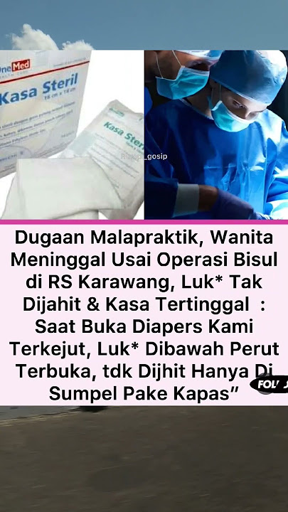 DUGAAN MALPRAKTEK WANITA INI M3N1NG*L USAI...#shortsfeed #shere #shorts