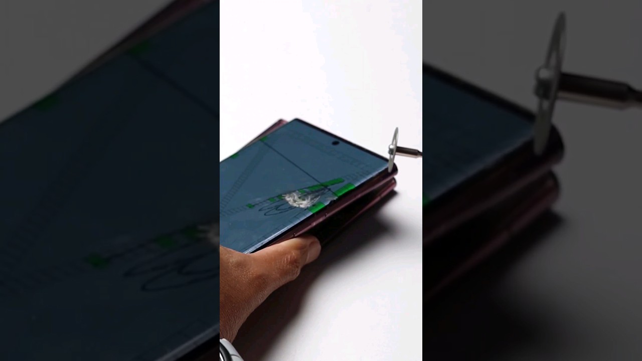 Samsung S22 Ultra Cracked Screen Repair #Shorts #Tech #Education