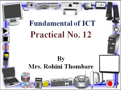 Practical No 12 | Fundamental of ICT | Using Charts in MS Office Excel ...