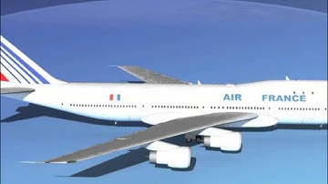 Dreamscape 747-100 Jumbo Jet Air France 2 3D model from CGTrader.com
