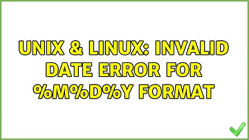 Unix & Linux: invalid date error for %m%d%Y format