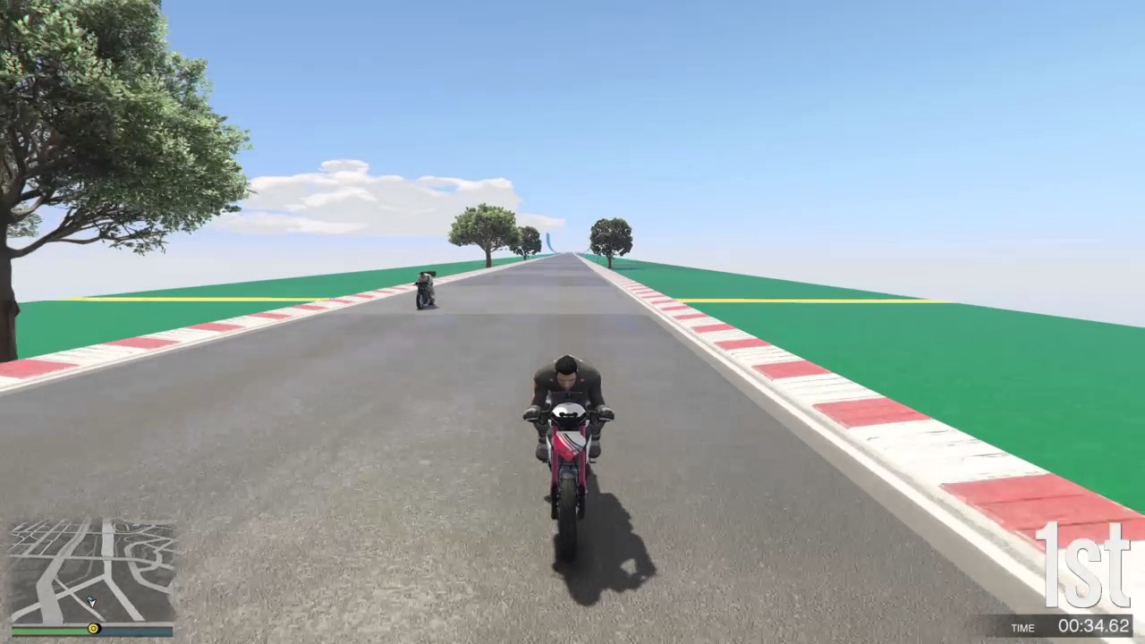 GTA 5 Top Speed Drag Race (Pegassi Vortex vs. Defiler) - YouTube
