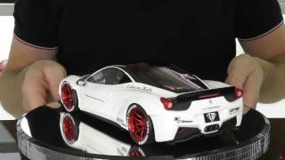 Today we take a look at new model brand, agu with their first release,
the 1/18 scale ferrari 458 'liberty walk'. this is replica of real car
b...