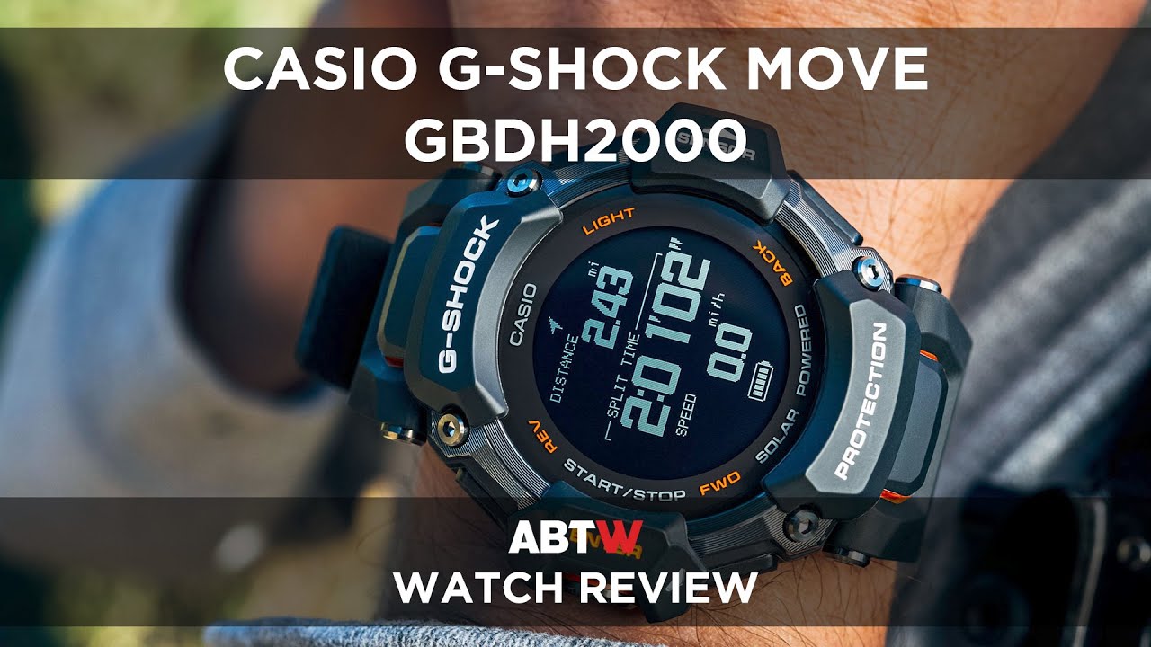 Casio G-Shock Move GBD-H2000 Hybrid Smartwatch Activity Tracker Watch  Review 