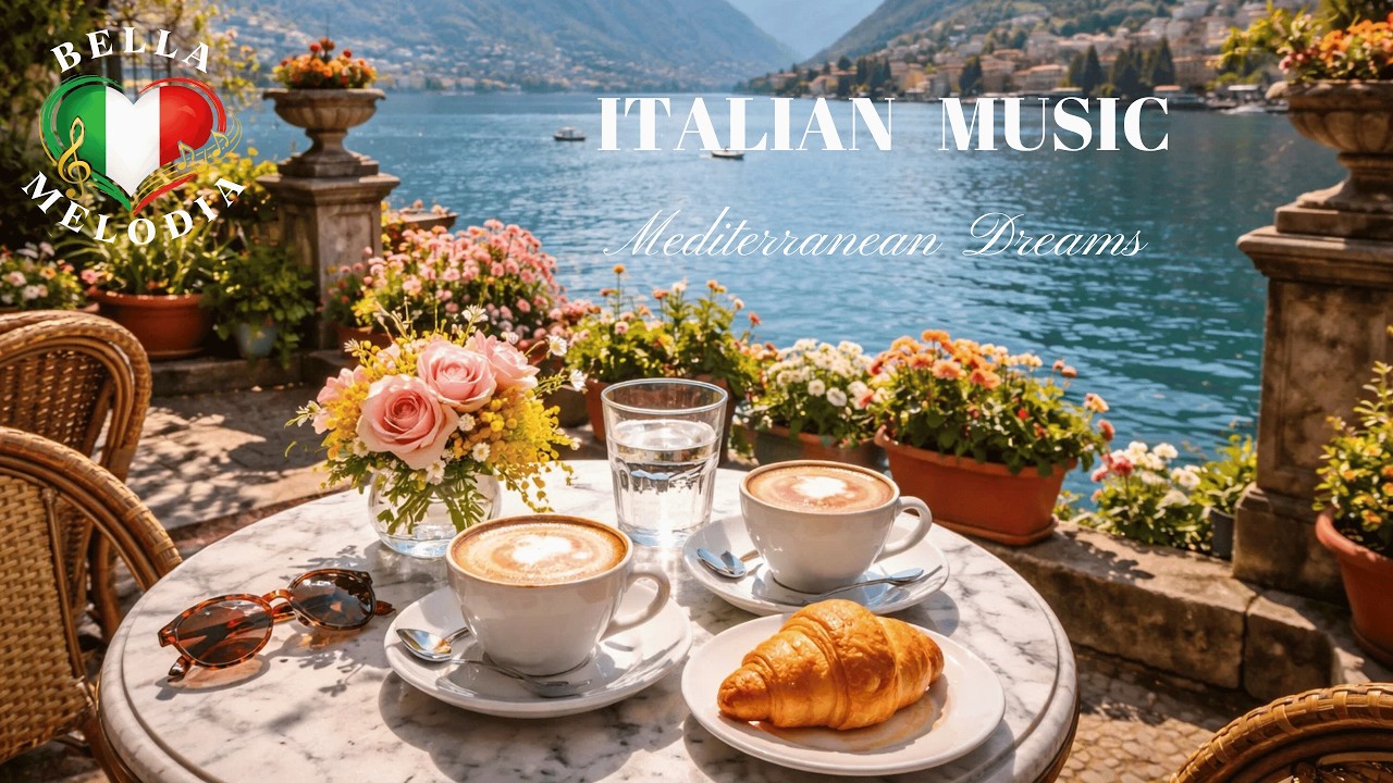 Chill Italian Vibes 🎶 Mediterranean Music for Relaxation | Scenic Amalfi Coast