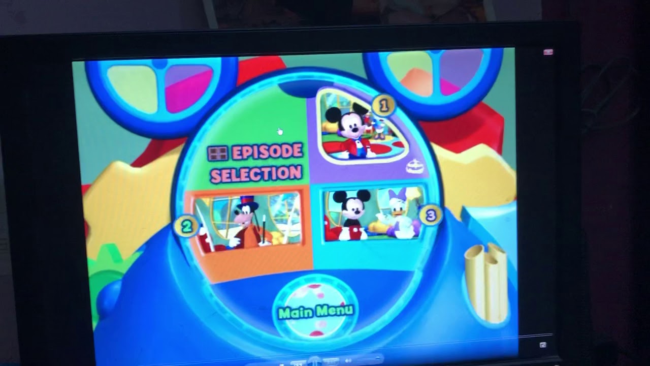 Mickey Mouse Clubhouse DVD Menu