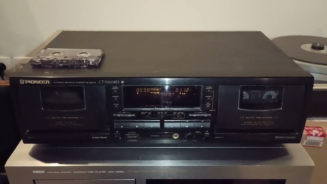PIONEER CT-W604RS Dolby S Double Cassette Tape Deck 120V US Version  (1994)