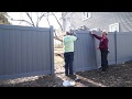 Bufftech® Chesterfield Privacy Fence Installation