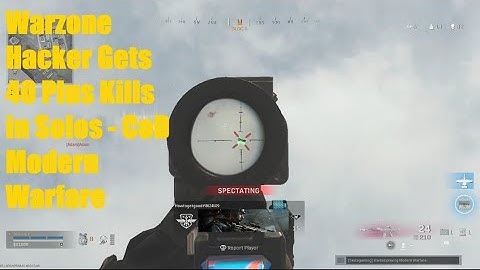 WARZONE HACKER WITH INSANE AIMBOT GETS 40 PLUS KILLS IN SOLOS!! - CoD Modern Warfare