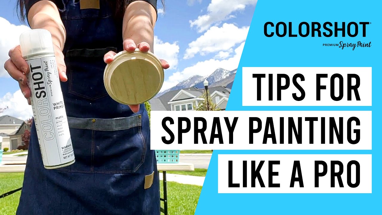 Tips for Painting with Spray Paint - YouTube