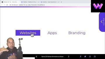 Daily Interaction #33 | Button Animation on Hover | WebDev For You | Made in Webflow