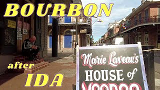 Bourbon Street Walk 3 months after Hurricane Ida