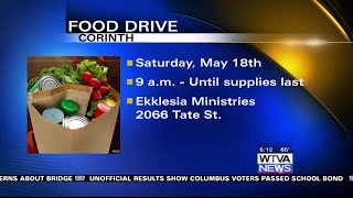A food drive is happening in Corinth by WTVA 9 News 1 view 2 hours ago 28 seconds