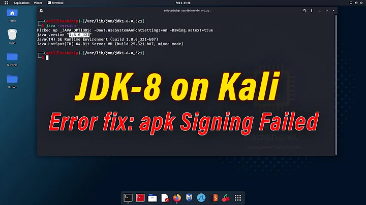 Manually Install OpenJDK 8 on Kali Linux [Hindi]