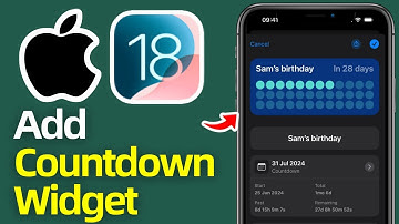 How To Add A Countdown Widget On iPhone 16