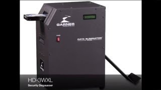 HD-3WXL High Volume Hard Drive Degausser with Auto Verify