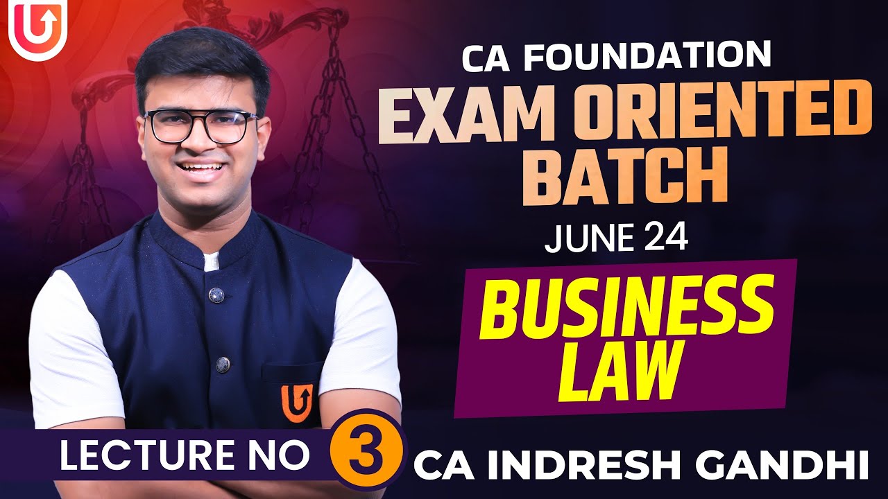 L3 | Promissory Note | CA Foundation law - Exam oriented Batch ...