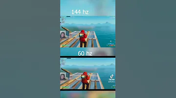 Fortnite 144Hz vs 60 Hz | shorts