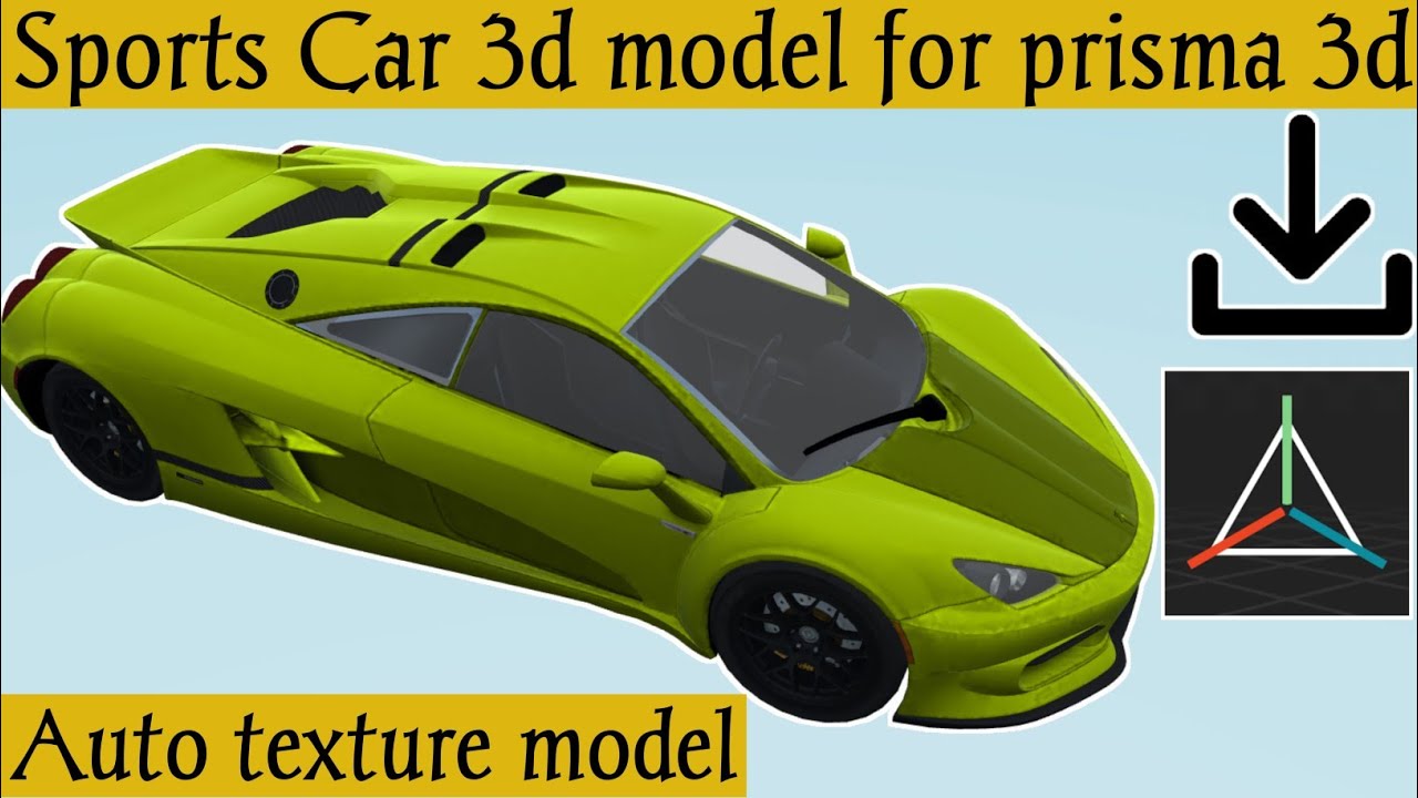 Sports Car 3d mode for Prisma 3d.#prisma3d 